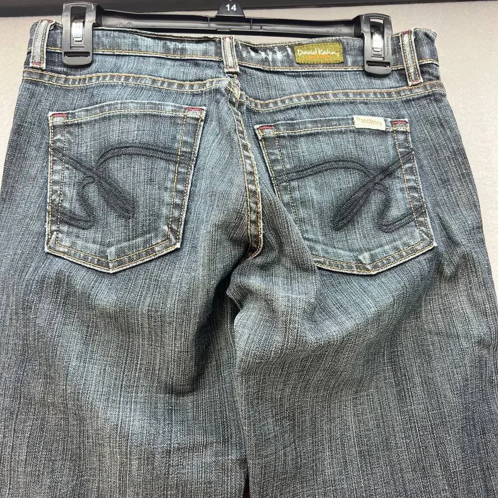 David Kahn Women's Nikki Flare Denim Jeans Size 27 (4) Medium Wash - Picture 9 of 15